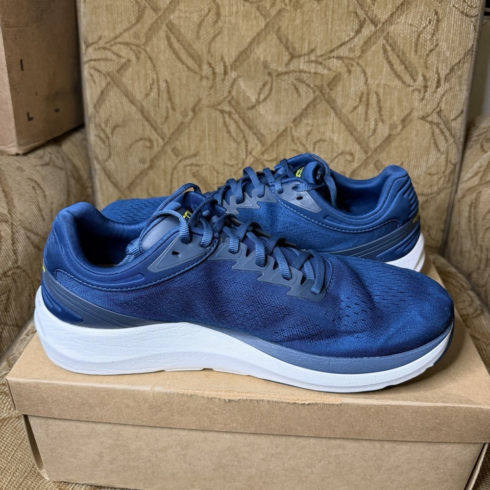 Topo Athletic Phantom 3 Men's Size 12.5 Blue Lime Road Running Shoes Sneaker - Picture 3 of 10